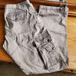 OLD NAVY SZ 34x34 MEDIUM GREY CARGO PANTS